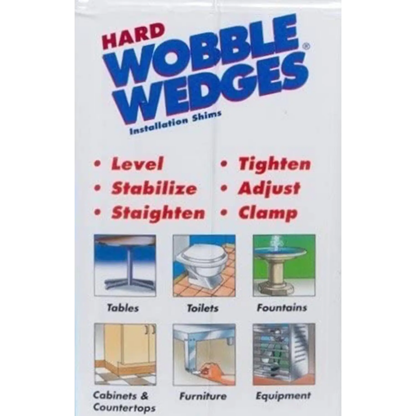 HIC Harold Import Hard Wobble Wedges (Set of 6) 1990 - Misc
