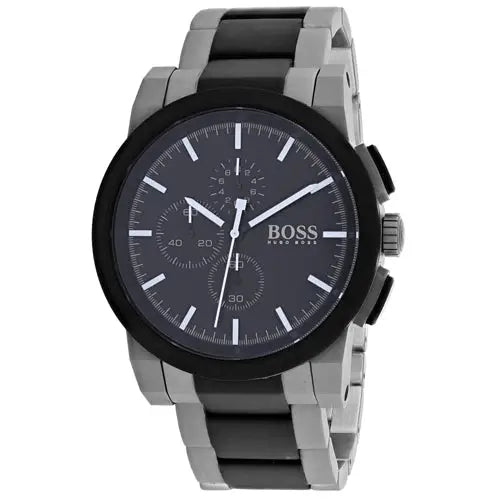 Hugo Boss Men s Classic Chronograph Two Tone Stainless Steel Watch 1512958