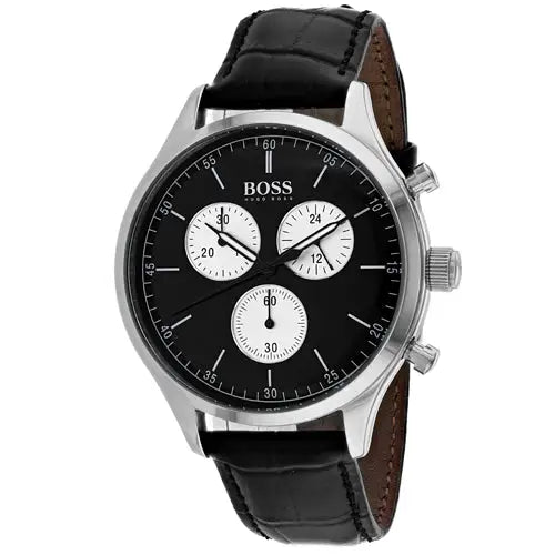 Hugo Boss Men’s Companion Quartz Stainless Steel/Black