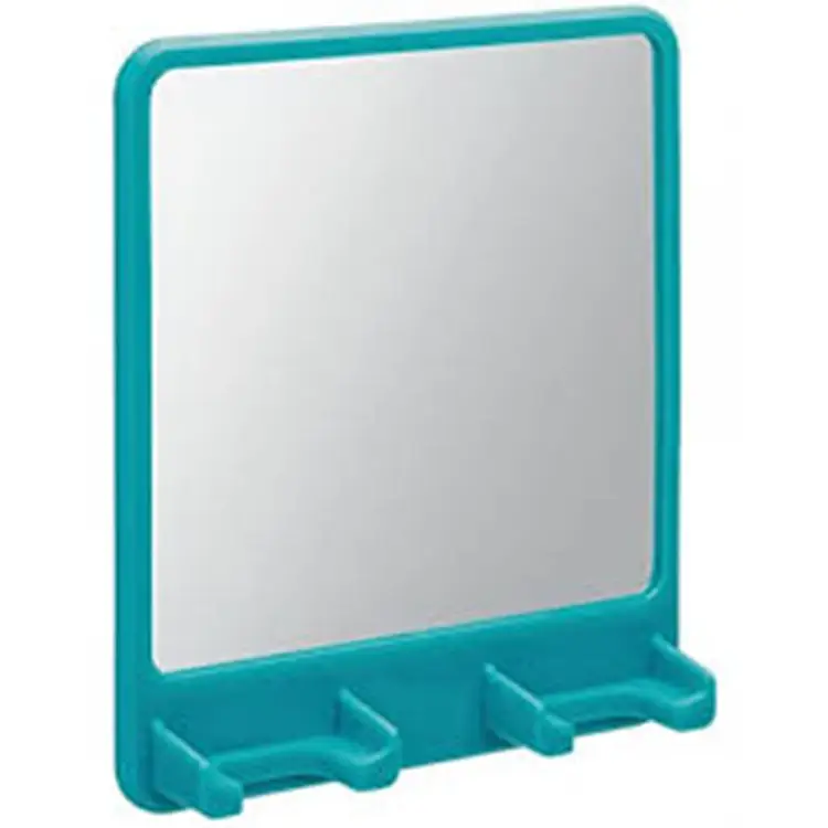 iDesign Power Cling Wall Mount Rectangular Silicone Mirror