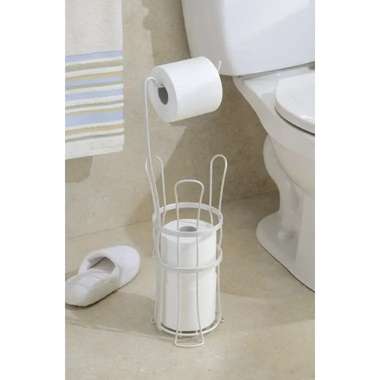 iDesign York Lyra Roll Reserve Plus Toilet Paper Holder