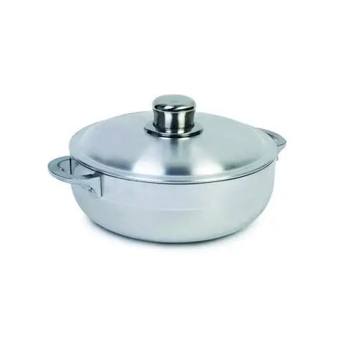 IMUSA 30cm Polished Aluminum Caldero Dutch Oven with Silver