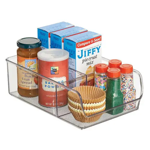 InterDesign 3 Compartments Plastic Fridge and Freezer