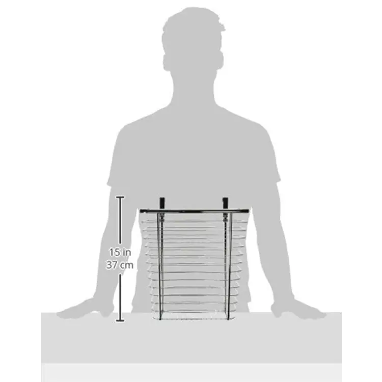 InterDesign Axis Over-the-Cabinet Metallic Plastic Bag