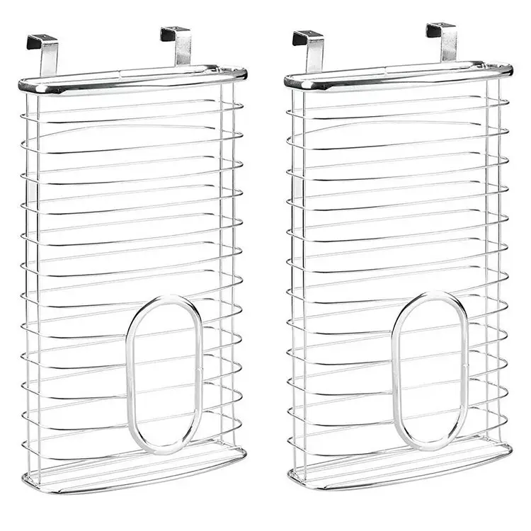 InterDesign Axis Over-the-Cabinet Metallic Plastic Bag
