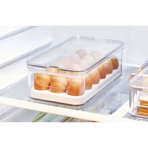 InterDesign Stackable Refrigerator and Pantry Egg Storage