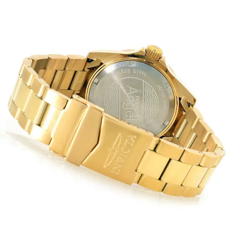Invicta Angel Women’s Analog Gold-Tone Quartz Stainless