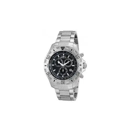 INVICTA BLK MOP DL QTZ CHRONO SS - Watches invicta