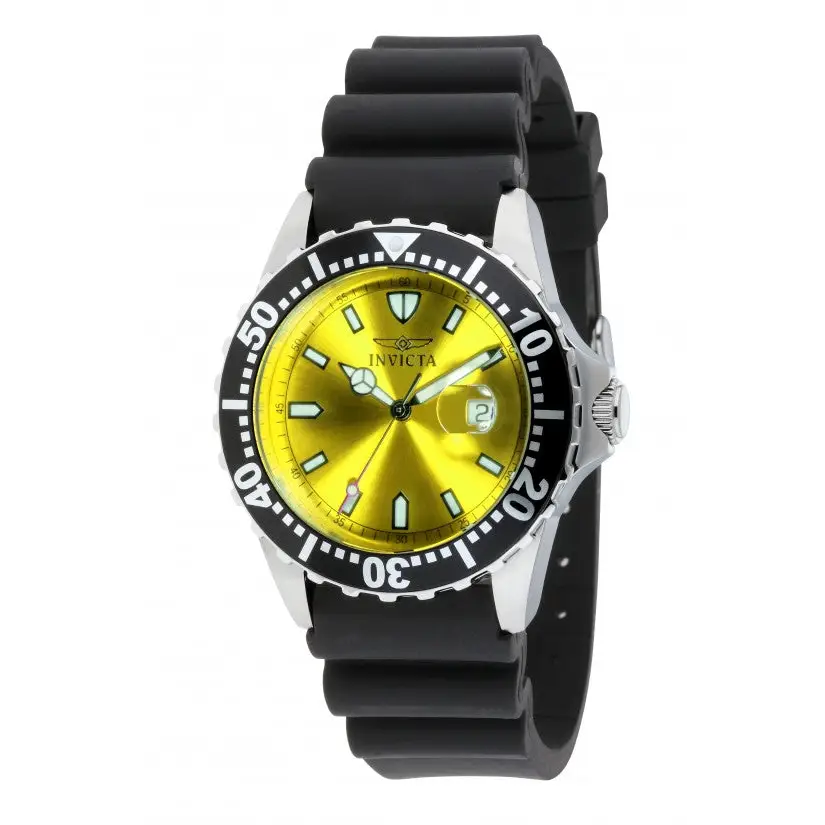 Invicta Men Pro Diver Quartz 100m Stainless Steel Black