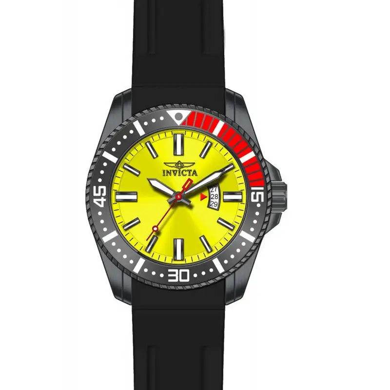 Invicta Men Pro Diver Quartz 100m Stainless Steel Black