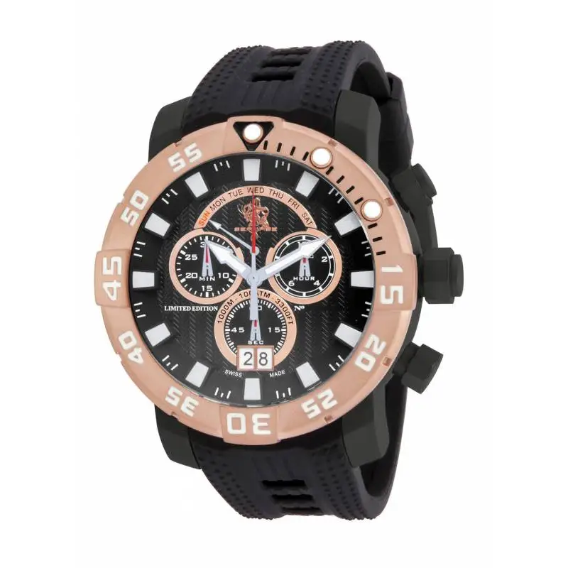 Invicta Men Sea Base Limited Chrono Titanium Case Black