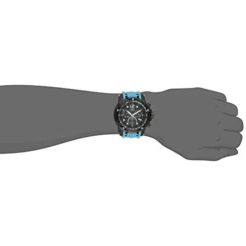 Invicta Men Speedway Chrono Black Stainless Steel Blue