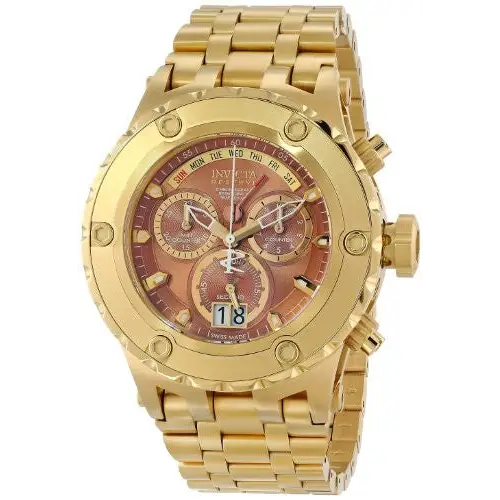 Invicta Men’s 14472 Subaqua Quartz Chronograph Copper Dial