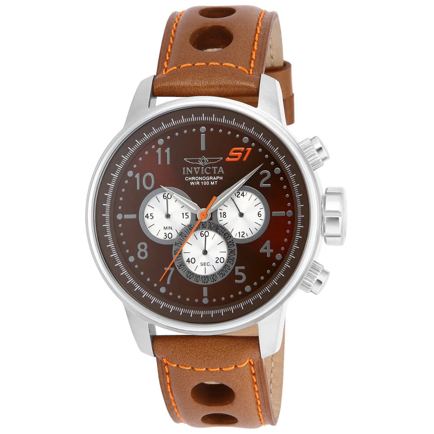 Invicta Men’s 16015 S1 Rally Quartz Multifunction Brown Dial
