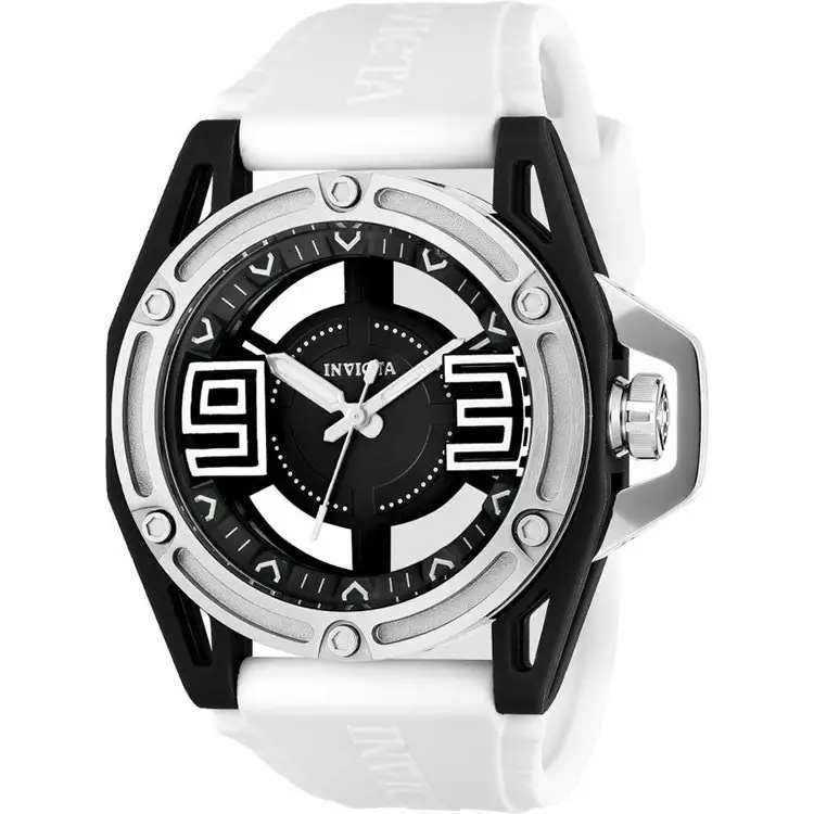 Invicta Men’s 22299 Specialty Quartz 3 Hand Black Dial Watch