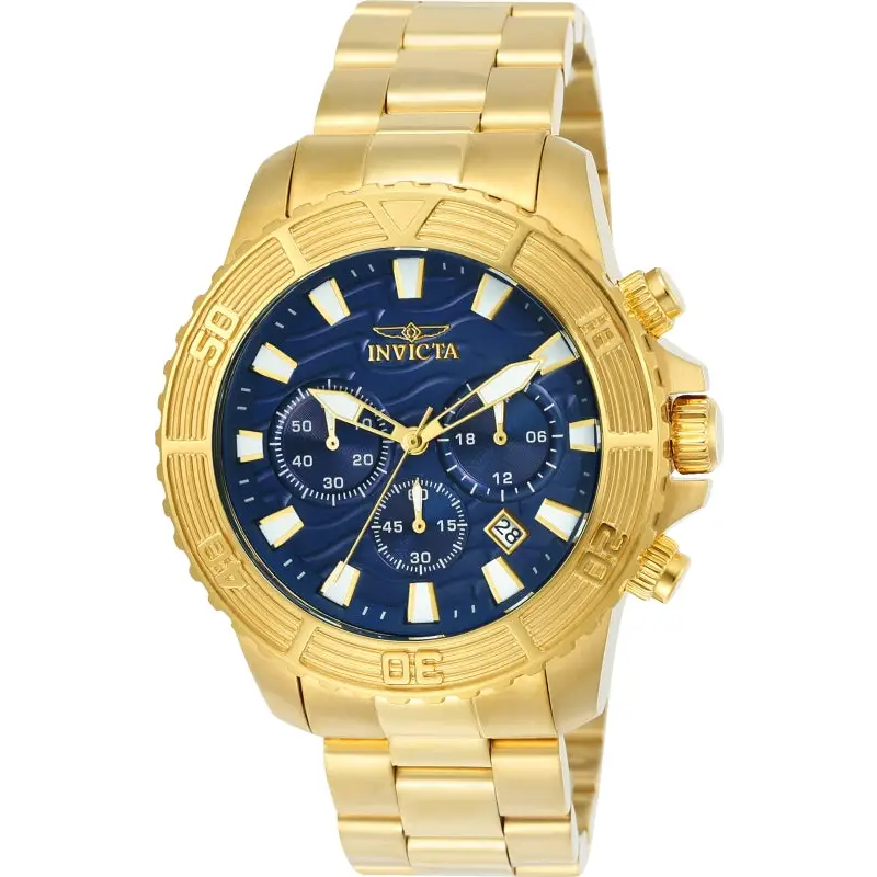 Invicta Men’s 24001 Pro Diver Quartz Multifunction Blue Dial