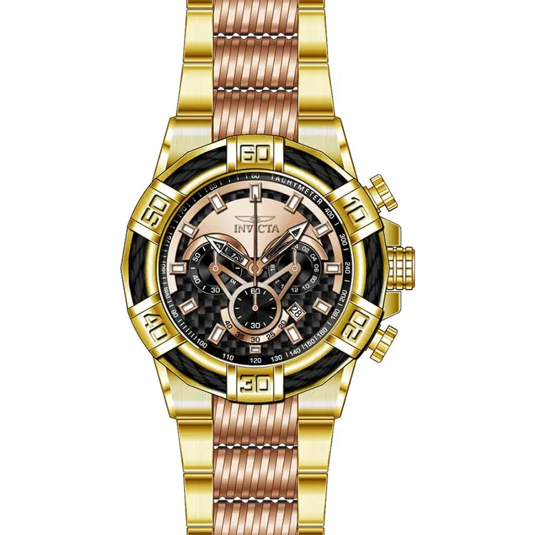 Invicta Men’s 25765 Bolt Quartz Multifunction Black Dial