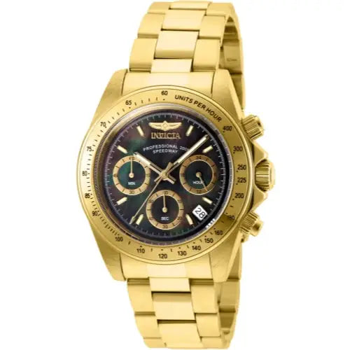 Invicta Men’s 28670 Speedway Quartz Chronograph Black Dial