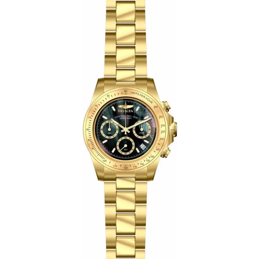Invicta Men’s 28670 Speedway Quartz Chronograph Black Dial