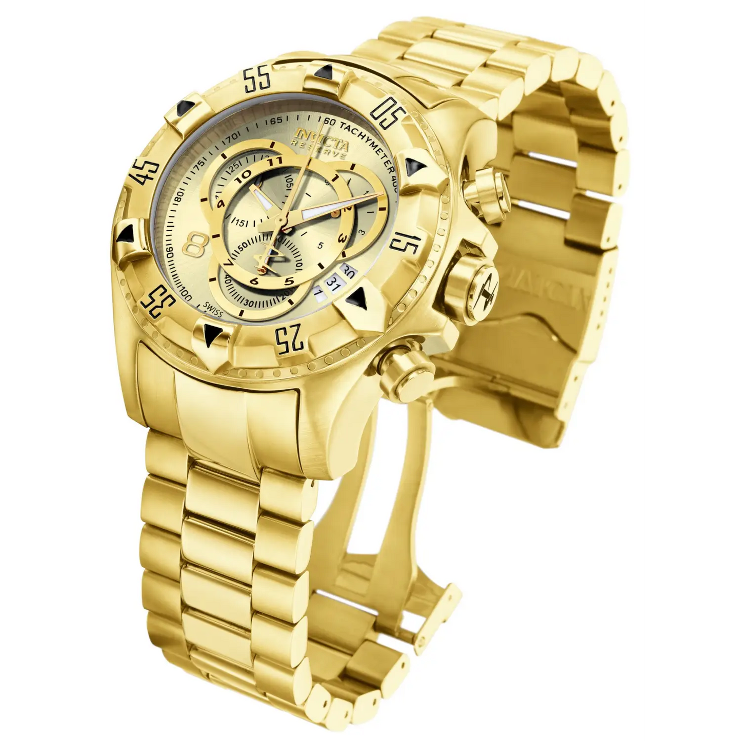 Invicta Men’s 6471 Excursion Quartz Chronograph Champagne