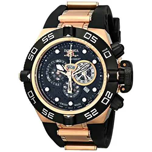 Invicta Men’s 6575 Subaqua Quartz Chronograph Black Grey