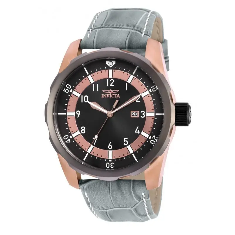 Invicta Men’s Aviator 100m Quartz Stainless Steel Charcoal