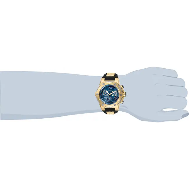 Invicta Men’s Bolt Quartz 100m Gold Tone Stainless