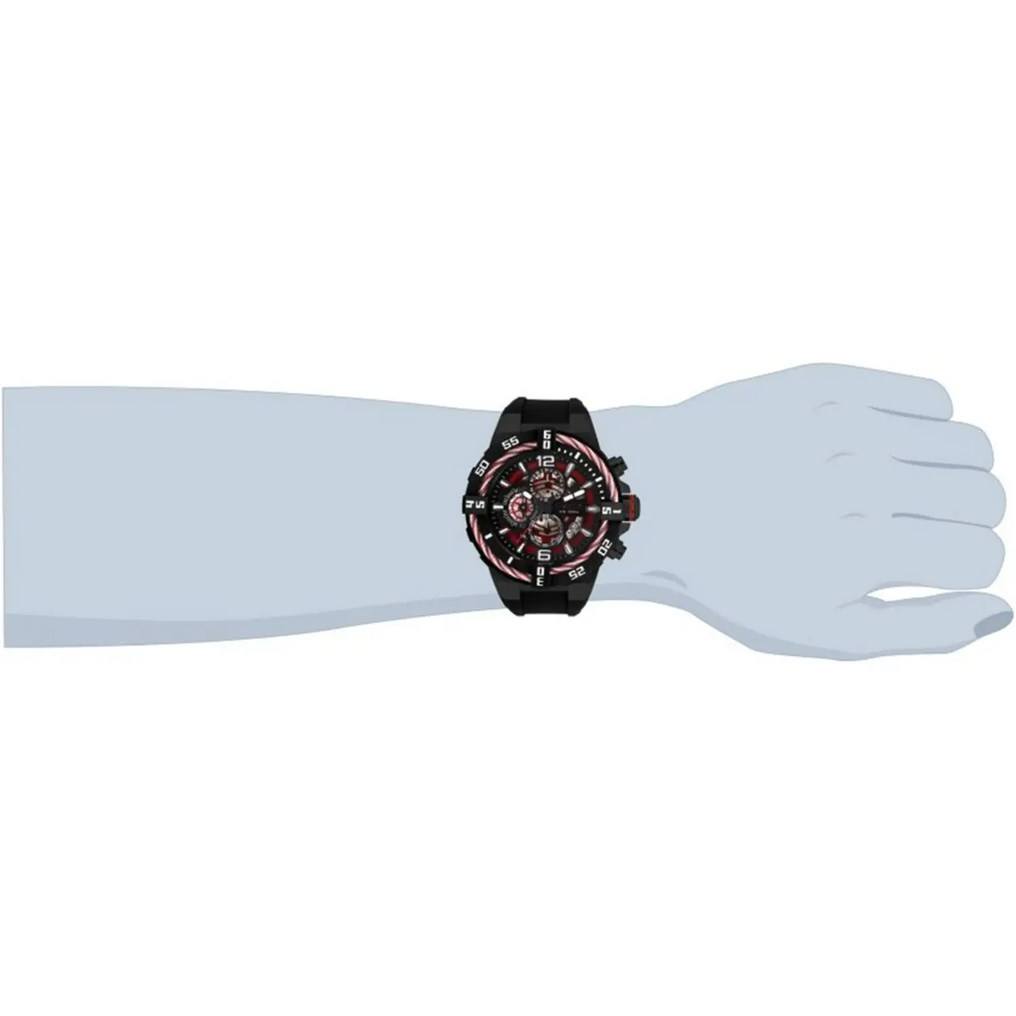 Invicta Men’s Bolt Quartz Chrono 100m Black Stainless