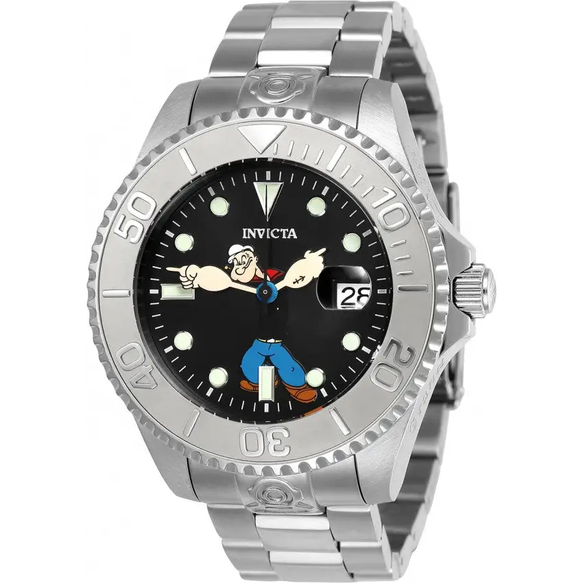 Invicta Men’s Character Black Dial Watch 24470 - Watches