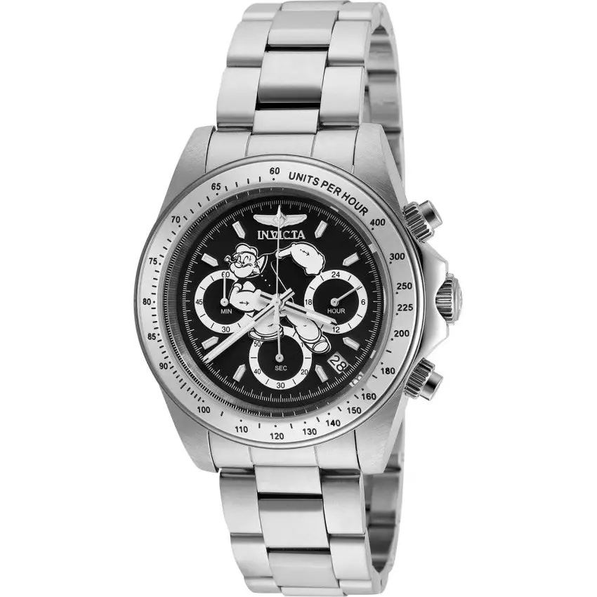 Invicta Men’s Character Quartz Multifunction Black Dial
