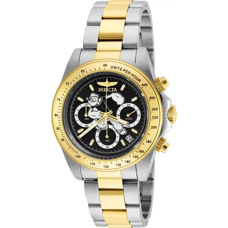 Invicta Men’s Character Quartz Multifunction Black Dial