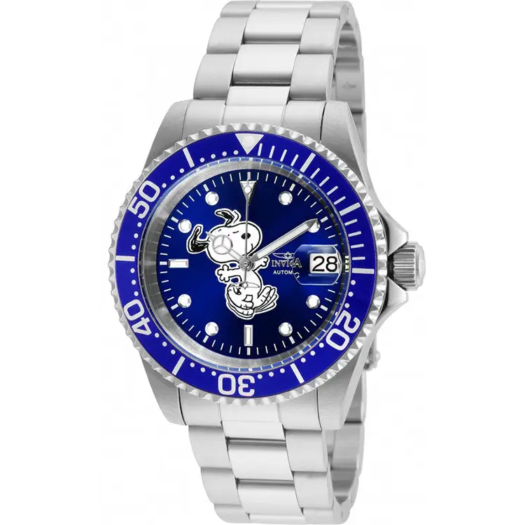 Invicta Men’s Character Stainless Steel Date Display Blue