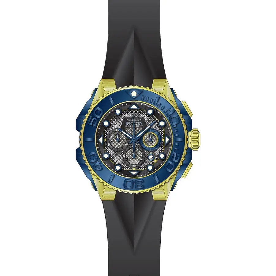 Invicta Men’s Coalition Forces Quartz Chronograph Black Dial
