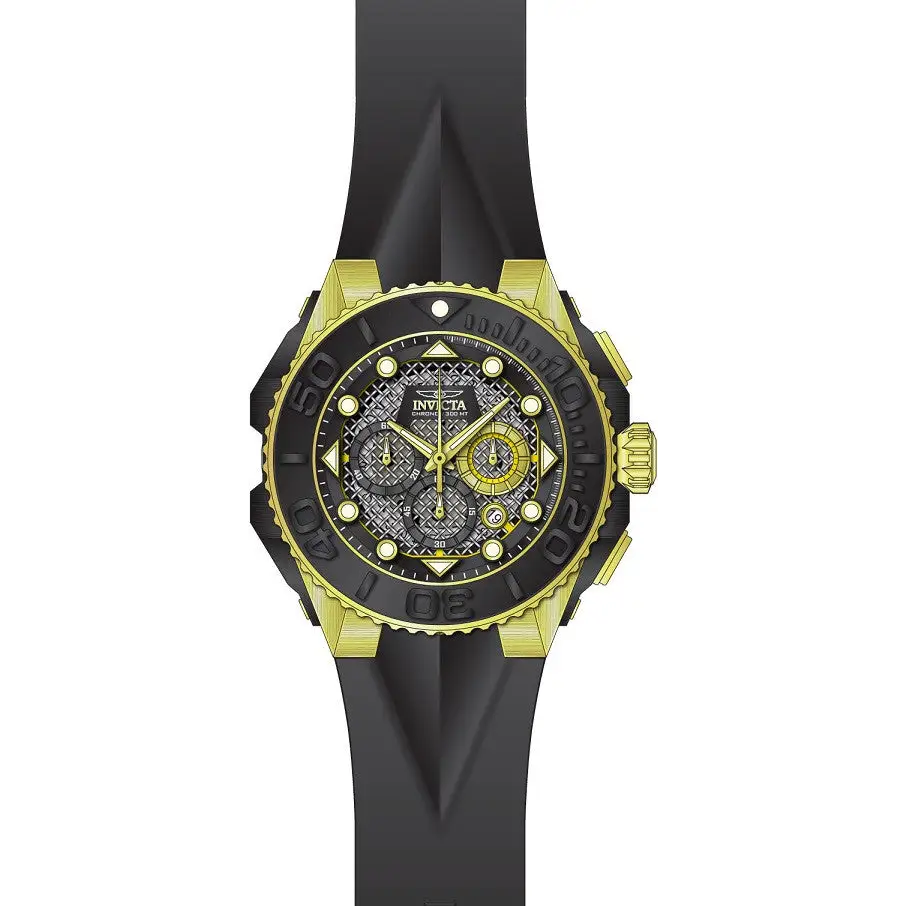 Invicta Men’s Coalition Forces Quartz Chronograph Black Dial