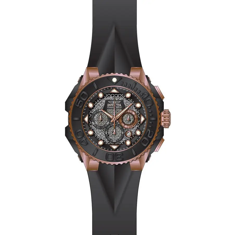 Invicta Men’s Coalition Forces Quartz Chronograph Black Dial