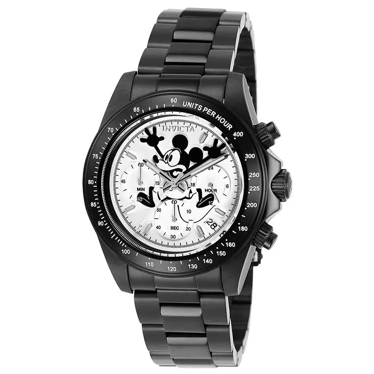 Invicta Men’s Disney 3 Hand White Dial Quartz Stainless