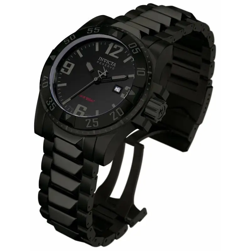 Invicta Men’s Excursion Analog Quartz 200m Black Stainless