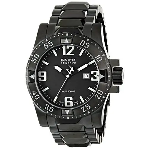 Invicta Men’s Excursion Analog Quartz 200m Black Stainless