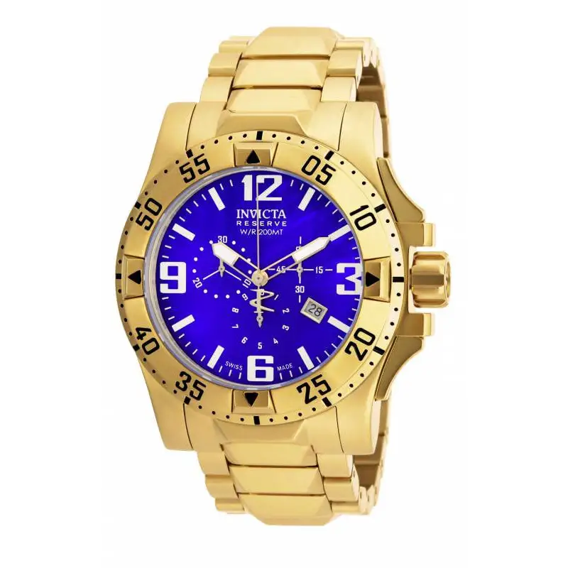 Invicta Men’s Excursion Chronograph 200m Gold Plated