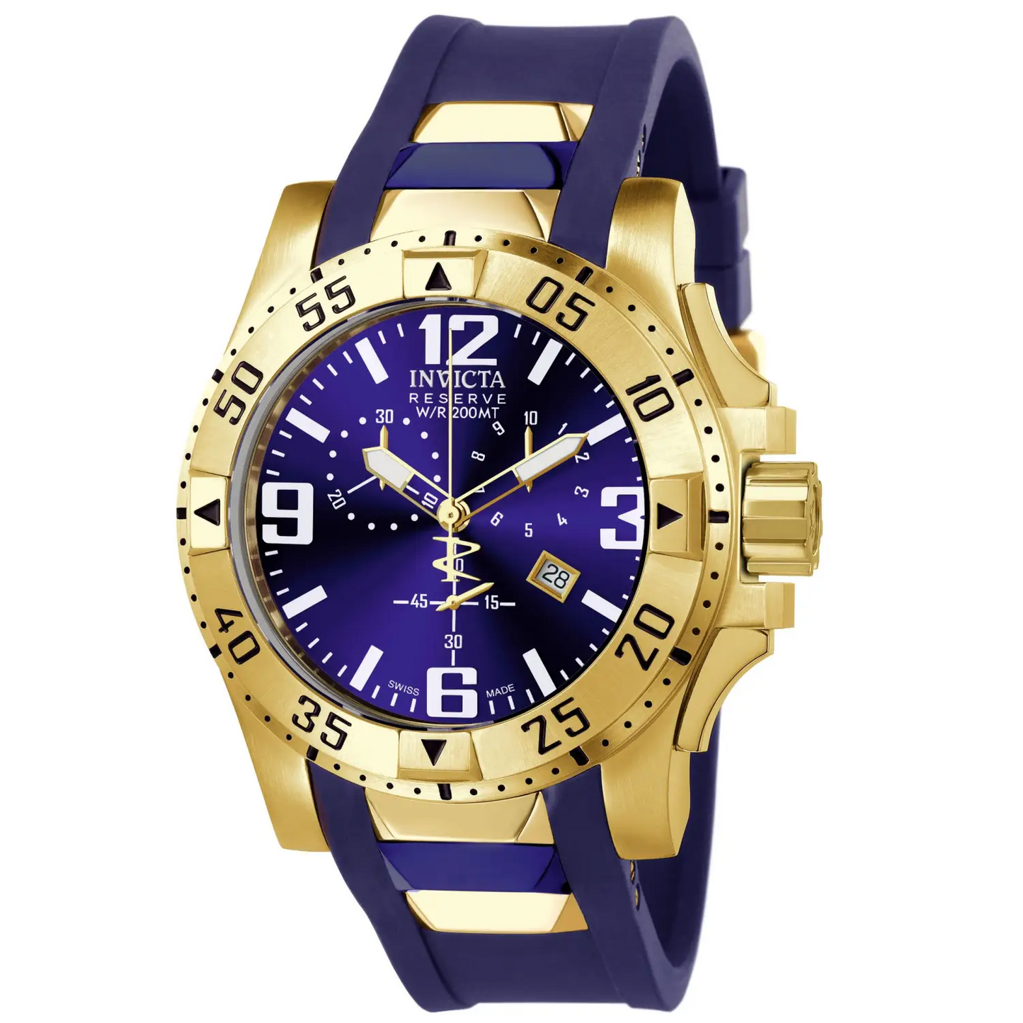 Invicta Men’s Excursion Chronograph Stainless Steel Blue