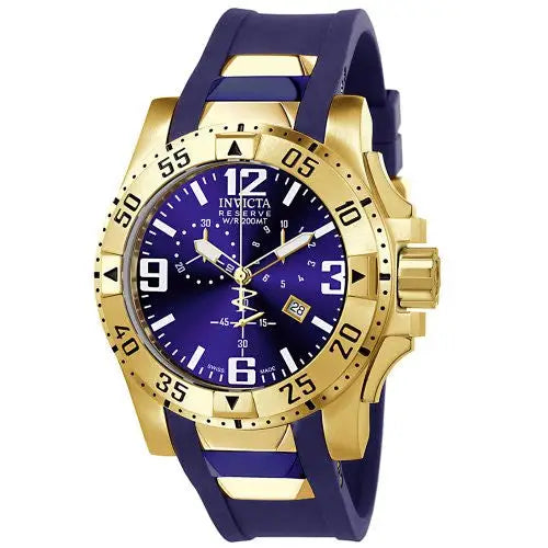 Invicta Men’s Excursion Chronograph Stainless Steel Blue