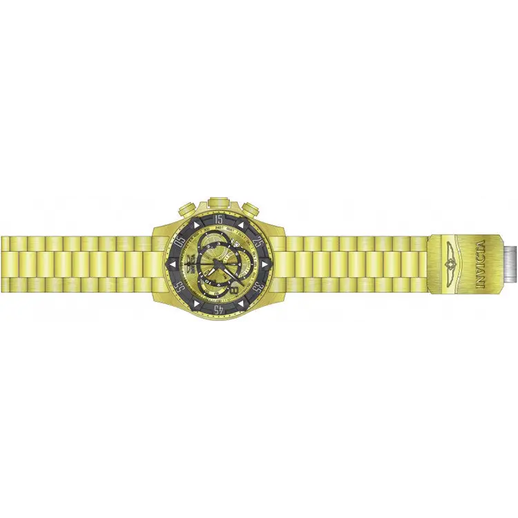 Invicta Men’s Excursion Quartz Gold Tone Stainless Steel