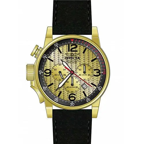 Invicta Men’s I-Force Chronograph Lefty Gold Tone Black