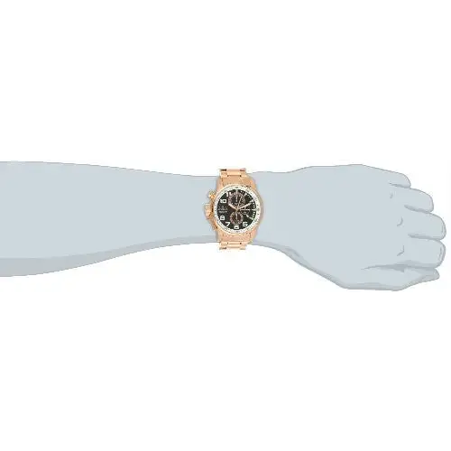 Invicta Men’s I-Force Lefty Chrono Rose Gold Tone Stainless