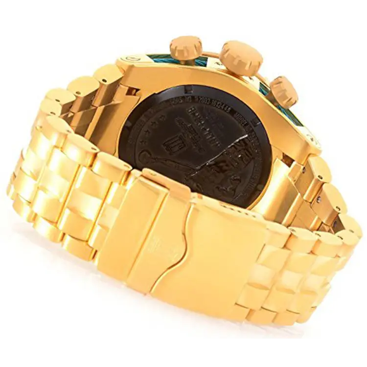 Invicta Men’s Jason Taylor Chrono 200m Gold Tone Stainless