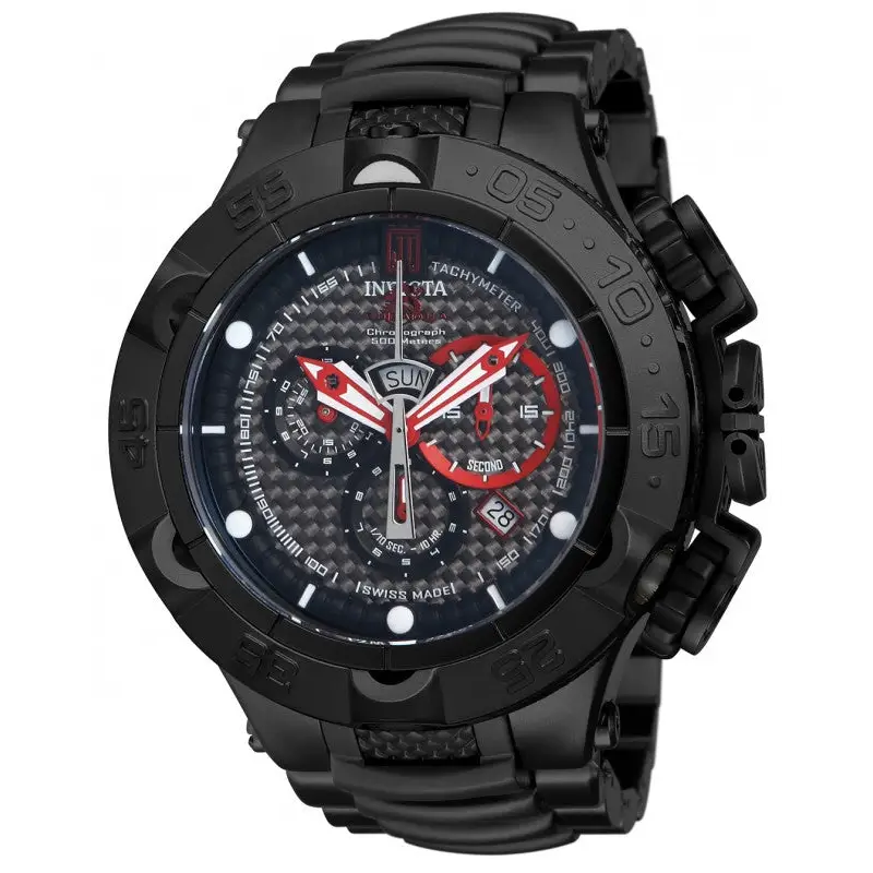 Invicta Men’s Jason Taylor Chronograph 500m Black Stainless