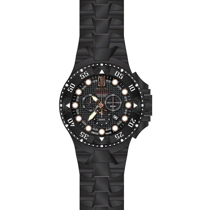 Invicta Men’s Jason Taylor Chronograph Black Stainless Steel