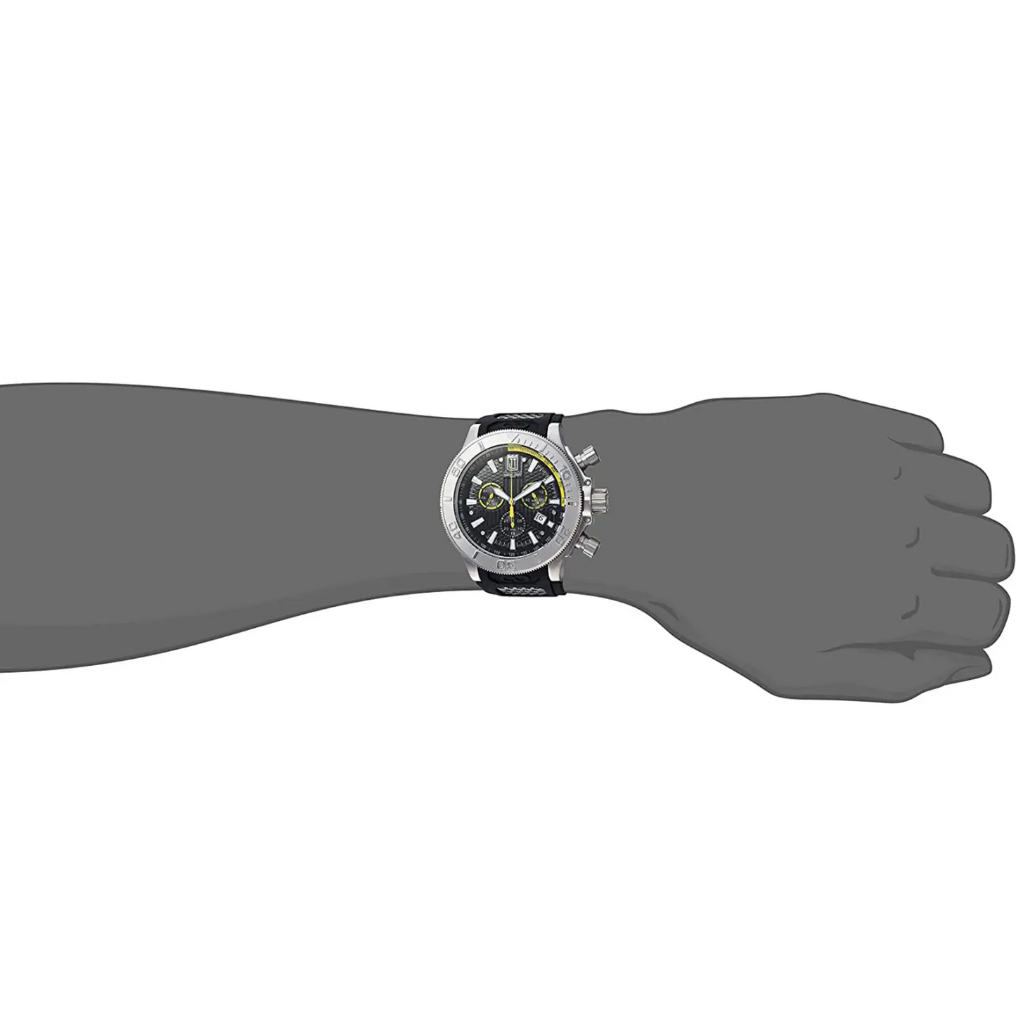 Invicta Men’s Jason Taylor Quartz Stainless Steel/Black