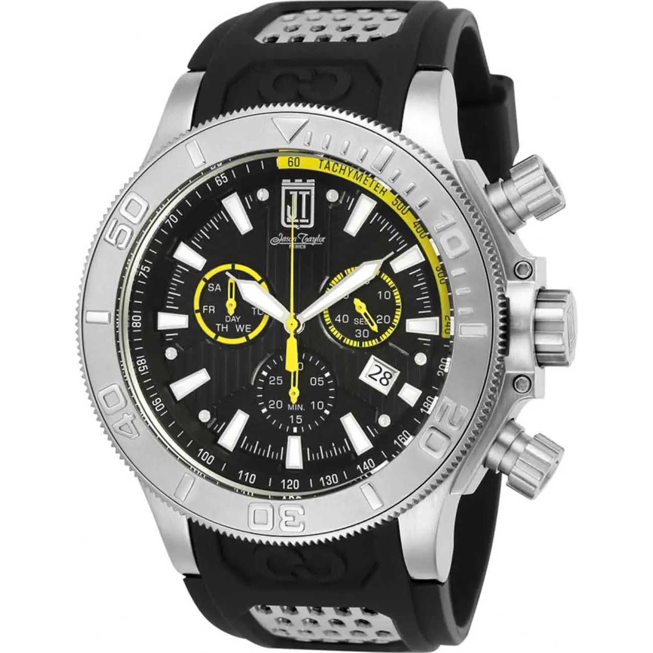 Invicta Men’s Jason Taylor Quartz Stainless Steel/Black