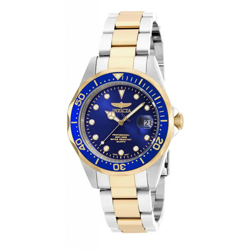 Invicta Men’s Pro Diver 200m Quartz Two Tone Stainless Steel